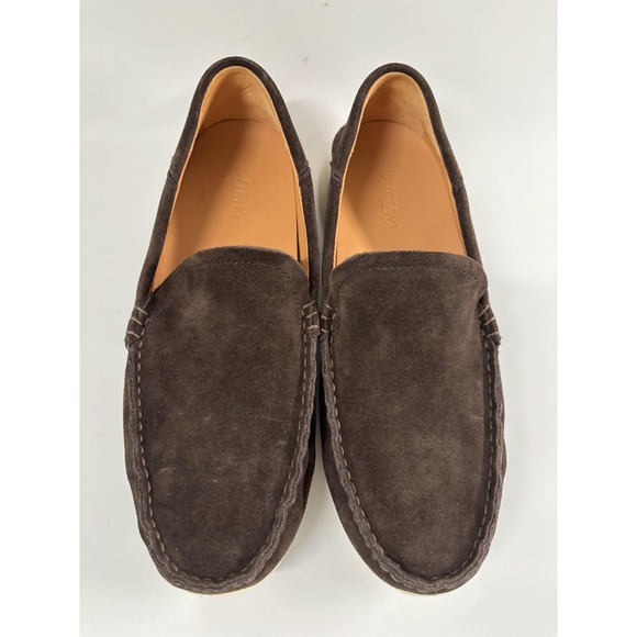 OluKai Ka'a Loafer Shoes Mens Size 15 Brown Leather Suede Slip On Comfort - Picture 3 of 7
